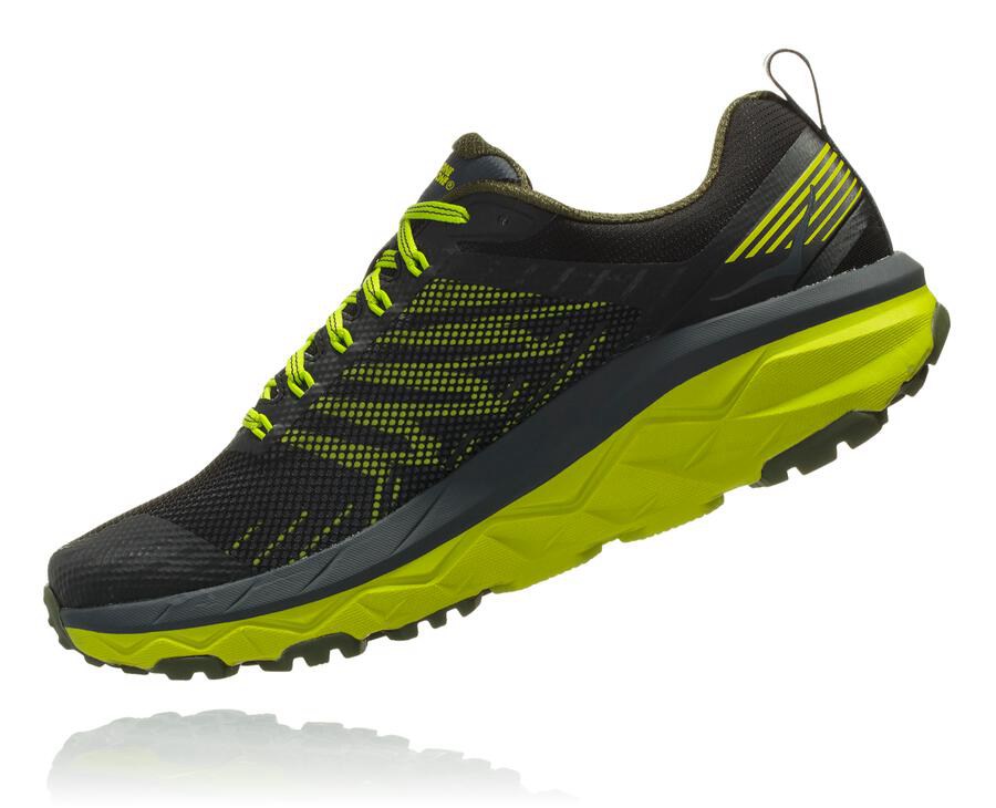 Hoka One One Trainers Mens Black/Green - Challenger ATR 5 - 31526PIJR